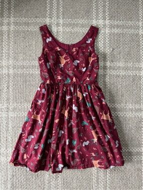 ModCloth Optimistic Effect Woodland Creatures forest creatures dress